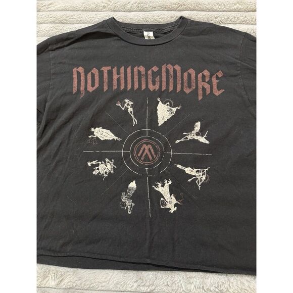 Nothingmore Medium Concert 2022 Tour Band Crop Shirt A Little Bir Heavenly - Picture 3 of 7